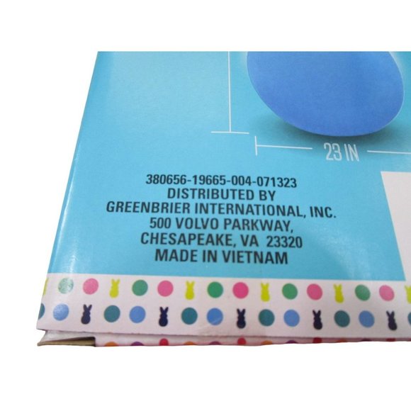 Classic Peep Blue 4ft Inflatable Easter Bunny New In Box - Picture 11 of 12